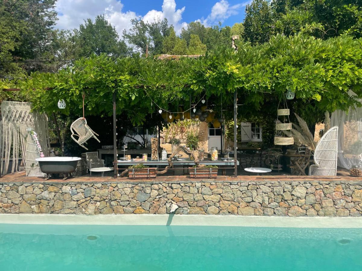 La Bergerie Barbebelle - Piscine - Proche Tourtour - Gorges Du Verdon - Lac De Sainte Croix 维勒克罗兹 外观 照片